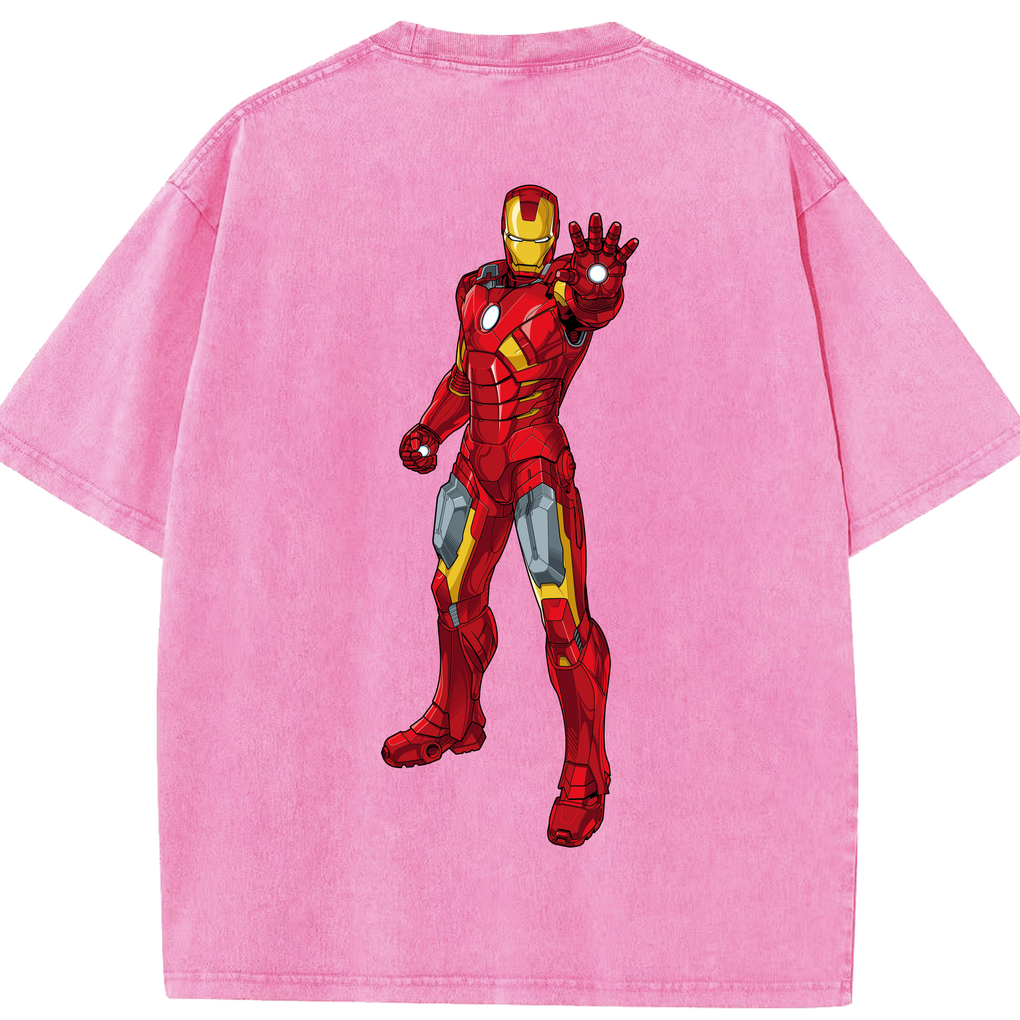（画像用） アベンジャーズ The Avengers 綿100% ヴィンテージ風 半袖Tシャツ（背面プリント）
